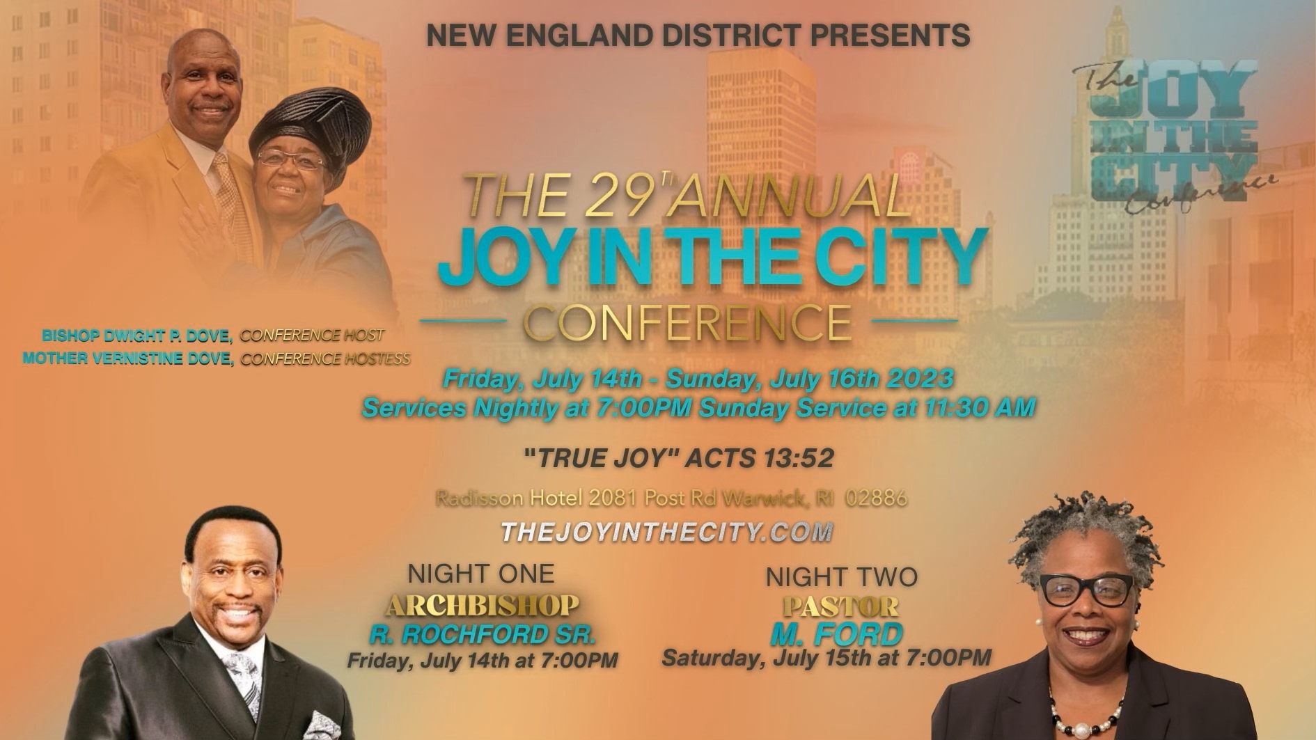 Joy In The City Conference 2023